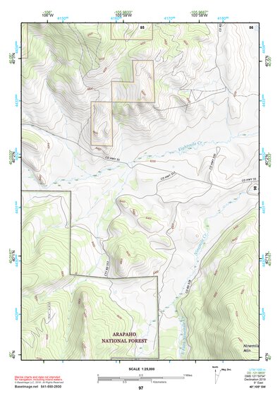40105SW Page 97 Estes Park Topo Preview 1