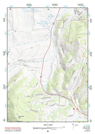 40105SW Page 98 Estes Park Topo Preview 1