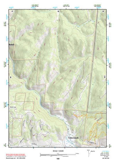 40105SW Page 100 Estes Park Topo Preview 1