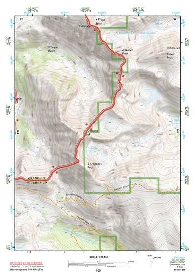 40105SW Page 105 Estes Park Topo Preview 1