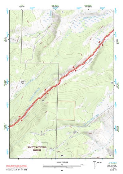 40106SW Page 85 Steamboat Springs Topo Preview 1