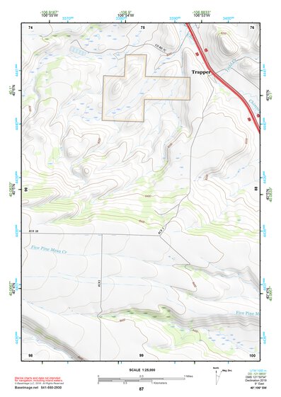 40106SW Page 87 Steamboat Springs Topo Preview 1