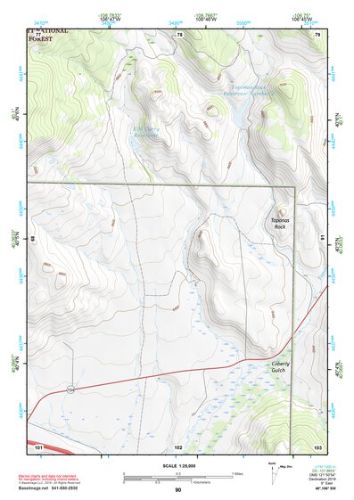 40106SW Page 90 Steamboat Springs Topo Preview 1