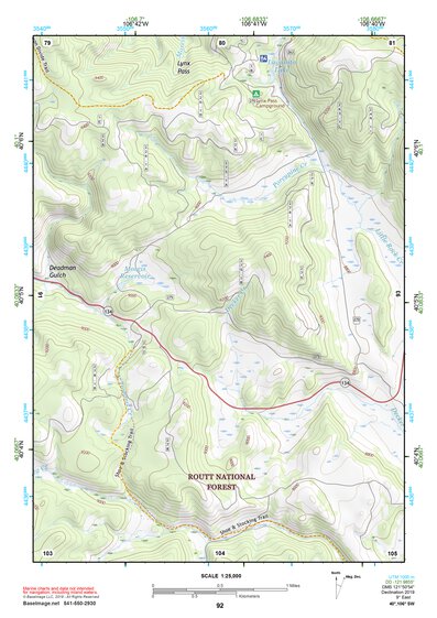 40106SW Page 92 Steamboat Springs Topo Preview 1