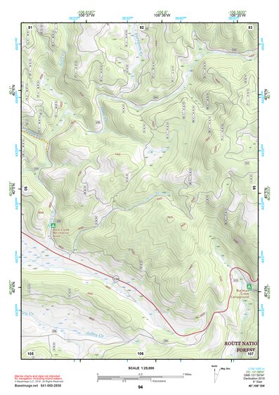 40106SW Page 94 Steamboat Springs Topo Preview 1