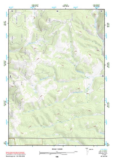 40106SW Page 106 Steamboat Springs Topo Preview 1