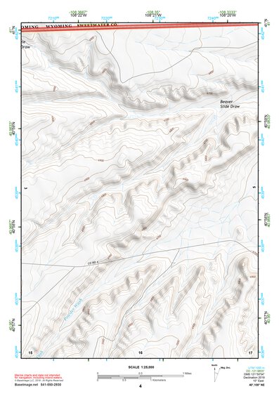 40108NE Page 4 Canyon Of Lodore Topo Preview 1