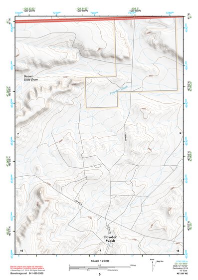 40108NE Page 5 Canyon Of Lodore Topo Preview 1
