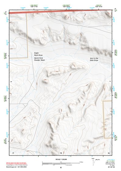 40108NE Page 6 Canyon Of Lodore Topo Preview 1