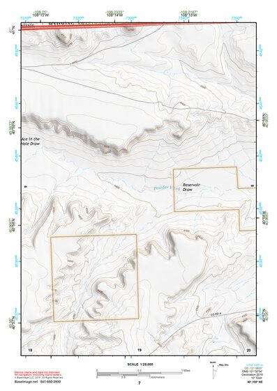 40108NE Page 7 Canyon Of Lodore Topo Preview 1
