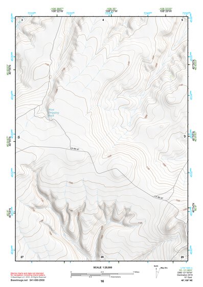 40108NE Page 16 Canyon Of Lodore Topo Preview 1