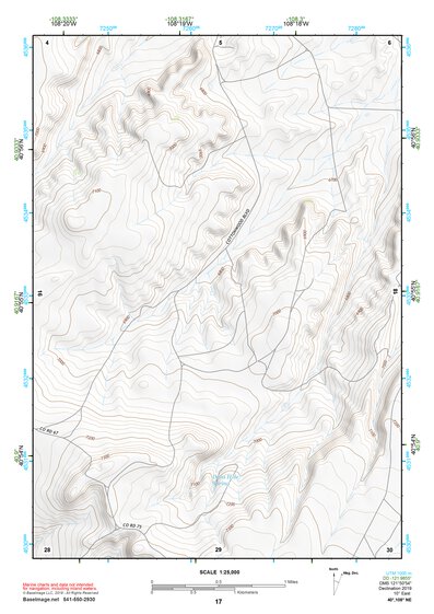 40108NE Page 17 Canyon Of Lodore Topo Preview 1