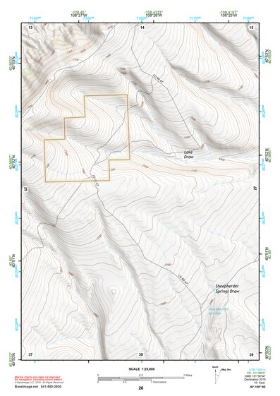 40108NE Page 26 Canyon Of Lodore Topo Preview 1