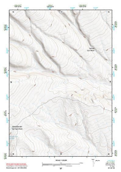40108NE Page 27 Canyon Of Lodore Topo Preview 1