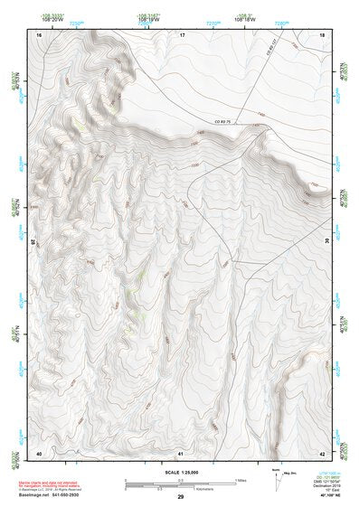 40108NE Page 29 Canyon Of Lodore Topo Preview 1