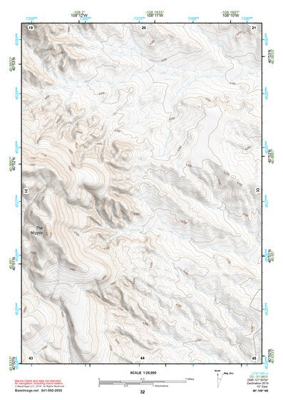 40108NE Page 32 Canyon Of Lodore Topo Preview 1