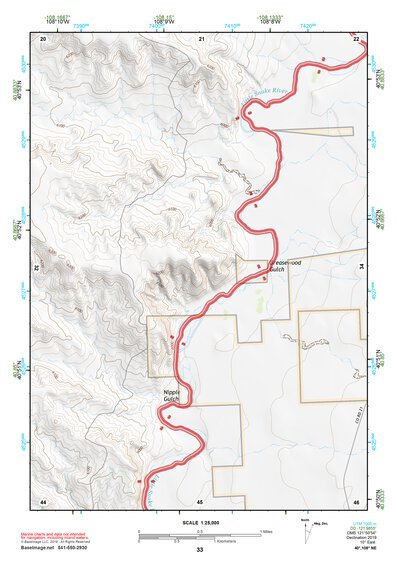 40108NE Page 33 Canyon Of Lodore Topo Preview 1