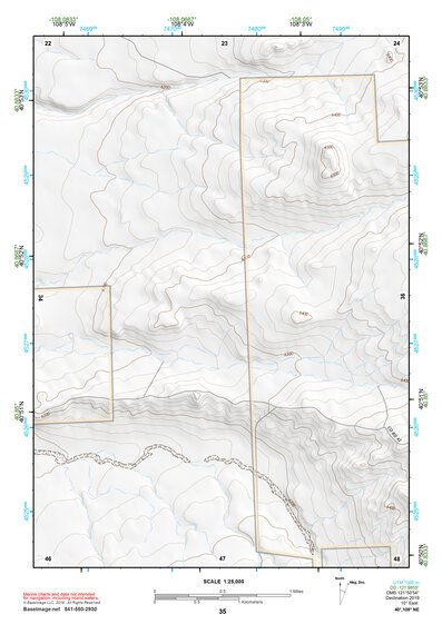 40108NE Page 35 Canyon Of Lodore Topo Preview 1