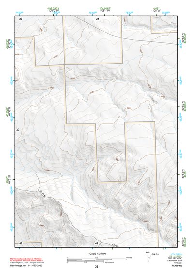 40108NE Page 36 Canyon Of Lodore Topo Preview 1