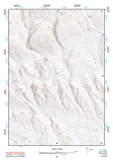 40108NE Page 37 Canyon Of Lodore Topo Preview 1