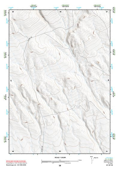 40108NE Page 38 Canyon Of Lodore Topo Preview 1