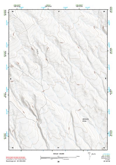 40108NE Page 39 Canyon Of Lodore Topo Preview 1