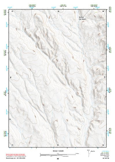 40108NE Page 40 Canyon Of Lodore Topo Preview 1