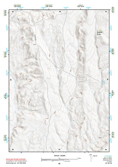 40108NE Page 41 Canyon Of Lodore Topo Preview 1