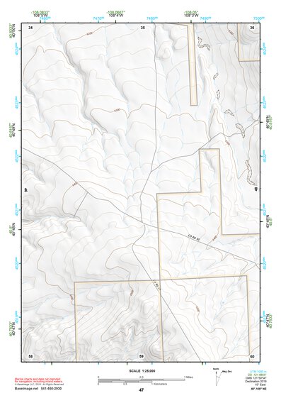 40108NE Page 47 Canyon Of Lodore Topo Preview 1