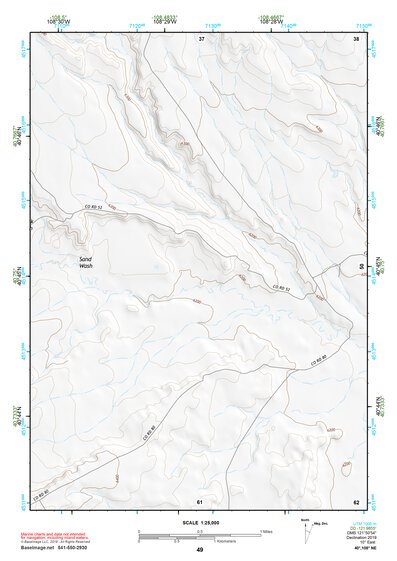 40108NE Page 49 Canyon Of Lodore Topo Preview 1