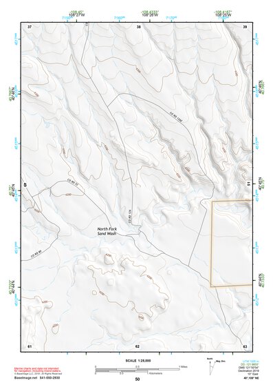 40108NE Page 50 Canyon Of Lodore Topo Preview 1