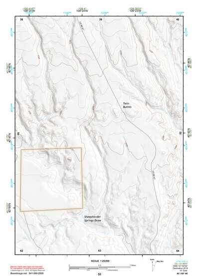 40108NE Page 51 Canyon Of Lodore Topo Preview 1
