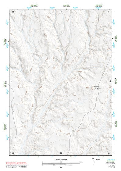 40108NE Page 52 Canyon Of Lodore Topo Preview 1