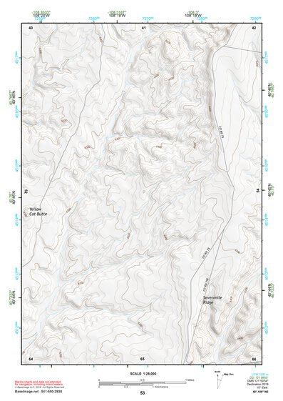 40108NE Page 53 Canyon Of Lodore Topo Preview 1