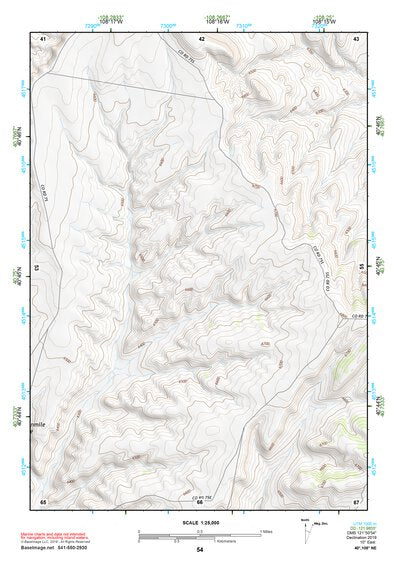 40108NE Page 54 Canyon Of Lodore Topo Preview 1