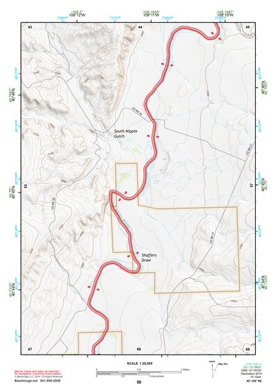 40108NE Page 56 Canyon Of Lodore Topo Preview 1