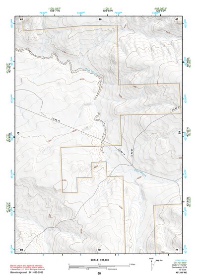 40108NE Page 58 Canyon Of Lodore Topo Preview 1