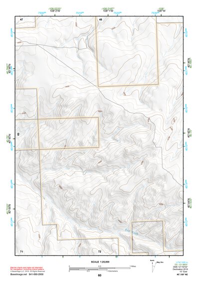 40108NE Page 60 Canyon Of Lodore Topo Preview 1