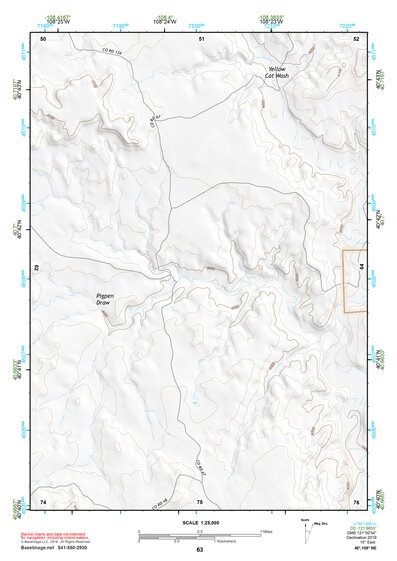 40108NE Page 63 Canyon Of Lodore Topo Preview 1