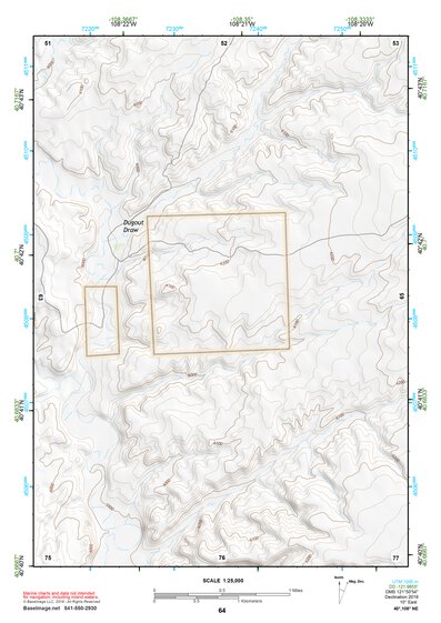 40108NE Page 64 Canyon Of Lodore Topo Preview 1