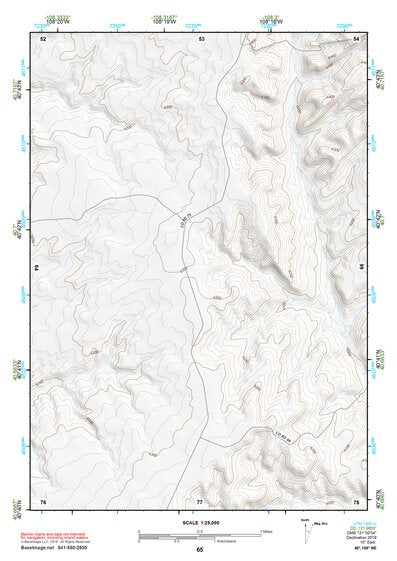 40108NE Page 65 Canyon Of Lodore Topo Preview 1