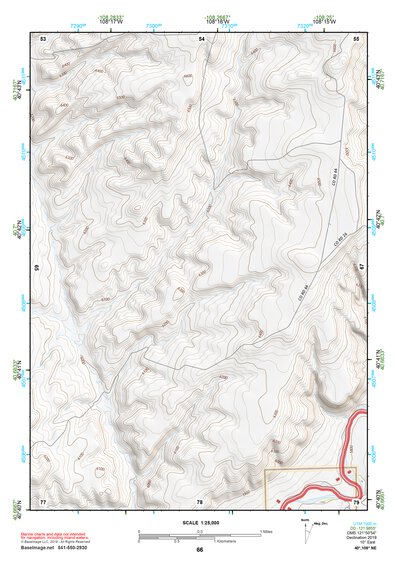 40108NE Page 66 Canyon Of Lodore Topo Preview 1