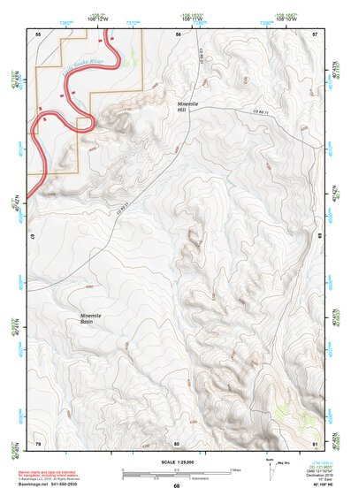 40108NE Page 68 Canyon Of Lodore Topo Preview 1