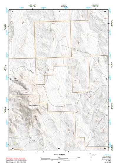 40108NE Page 70 Canyon Of Lodore Topo Preview 1