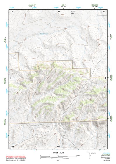40108NE Page 94 Canyon Of Lodore Topo Preview 1