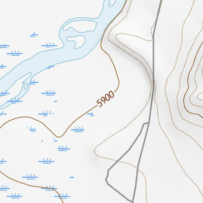 40108NE Page 107 Canyon Of Lodore Topo Preview 2