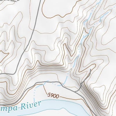 40108NE Page 107 Canyon Of Lodore Topo Preview 3