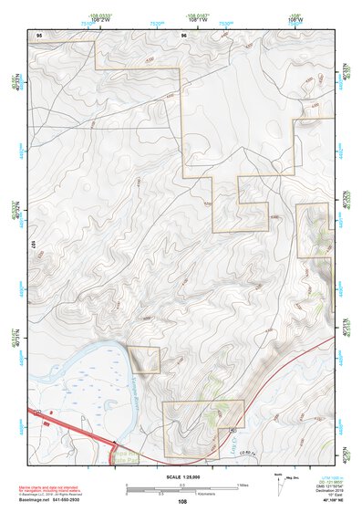 40108NE Page 108 Canyon Of Lodore Topo Preview 1