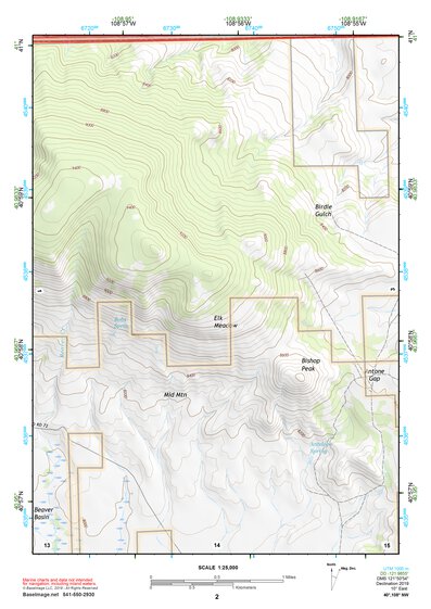 40108NW Page 2 Canyon Of Lodore Topo Preview 1