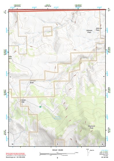 40108NW Page 3 Canyon Of Lodore Topo Preview 1